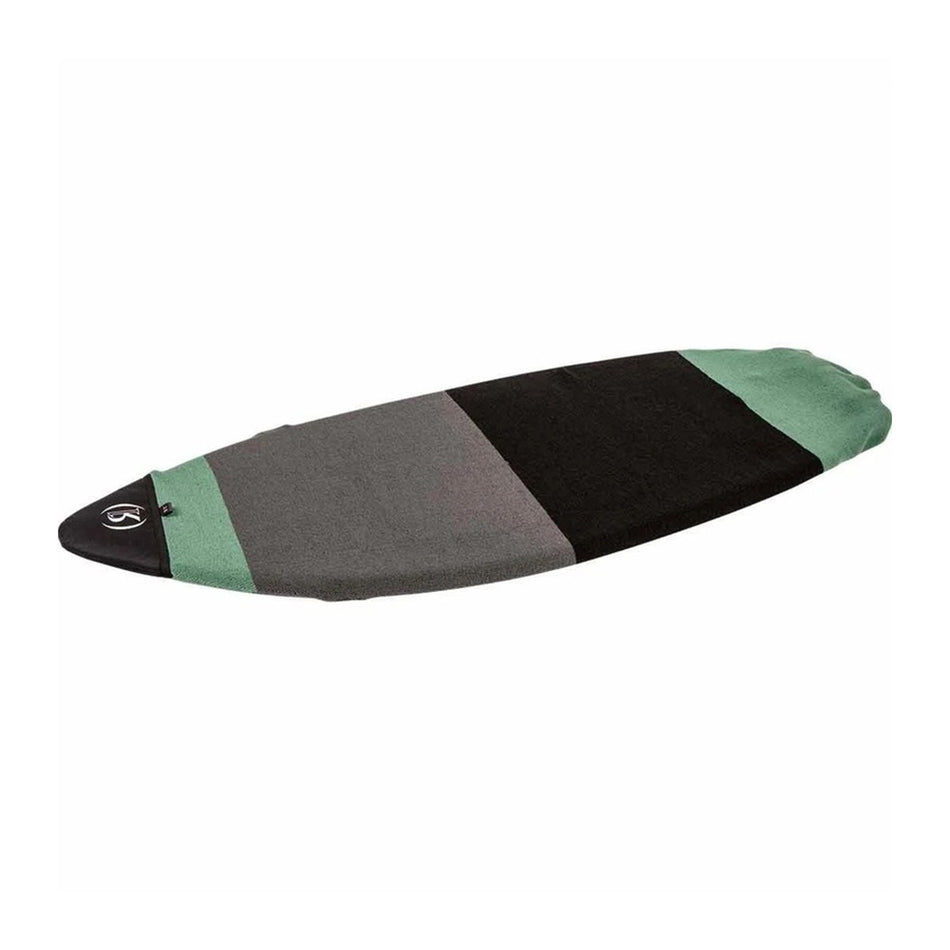 Surf Sock - Pointy Nose - Jade / Black / Grey