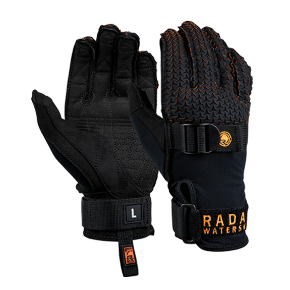 Hydro-A Inside-Out Glove - Matte Black / Orange - S
