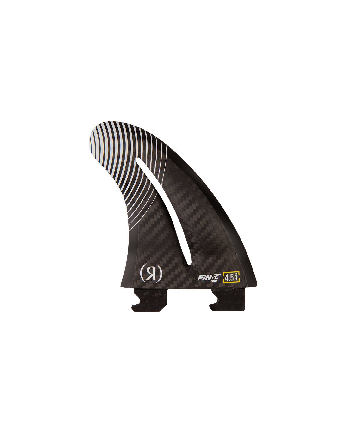 4.5 in. - Fin-S 2.0 - Flo Thru - Right Surf Fin - Carbon