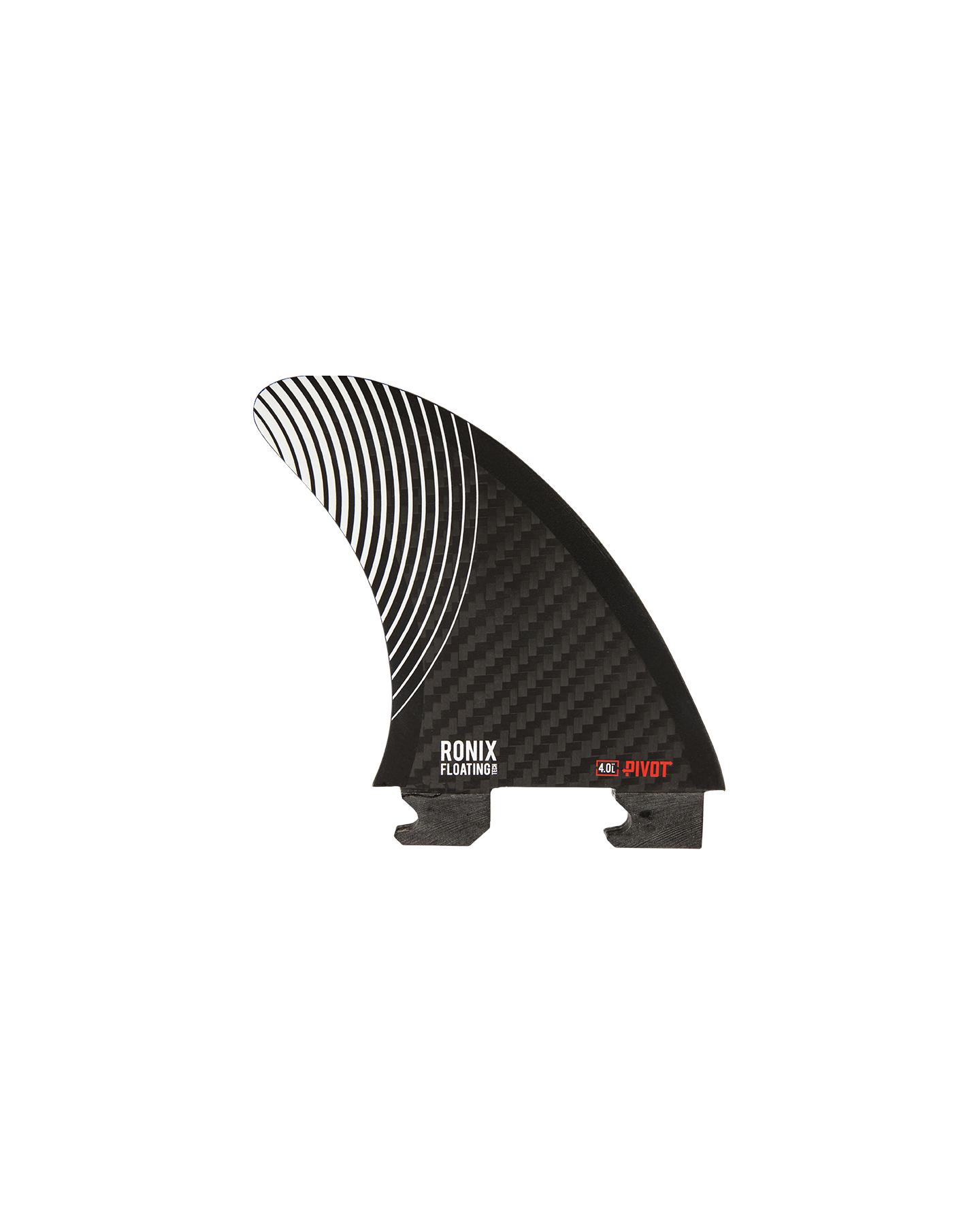 4.0 in. - Floating Fin-S 2.0 - Pivot - Left Surf Fin - Carbon
