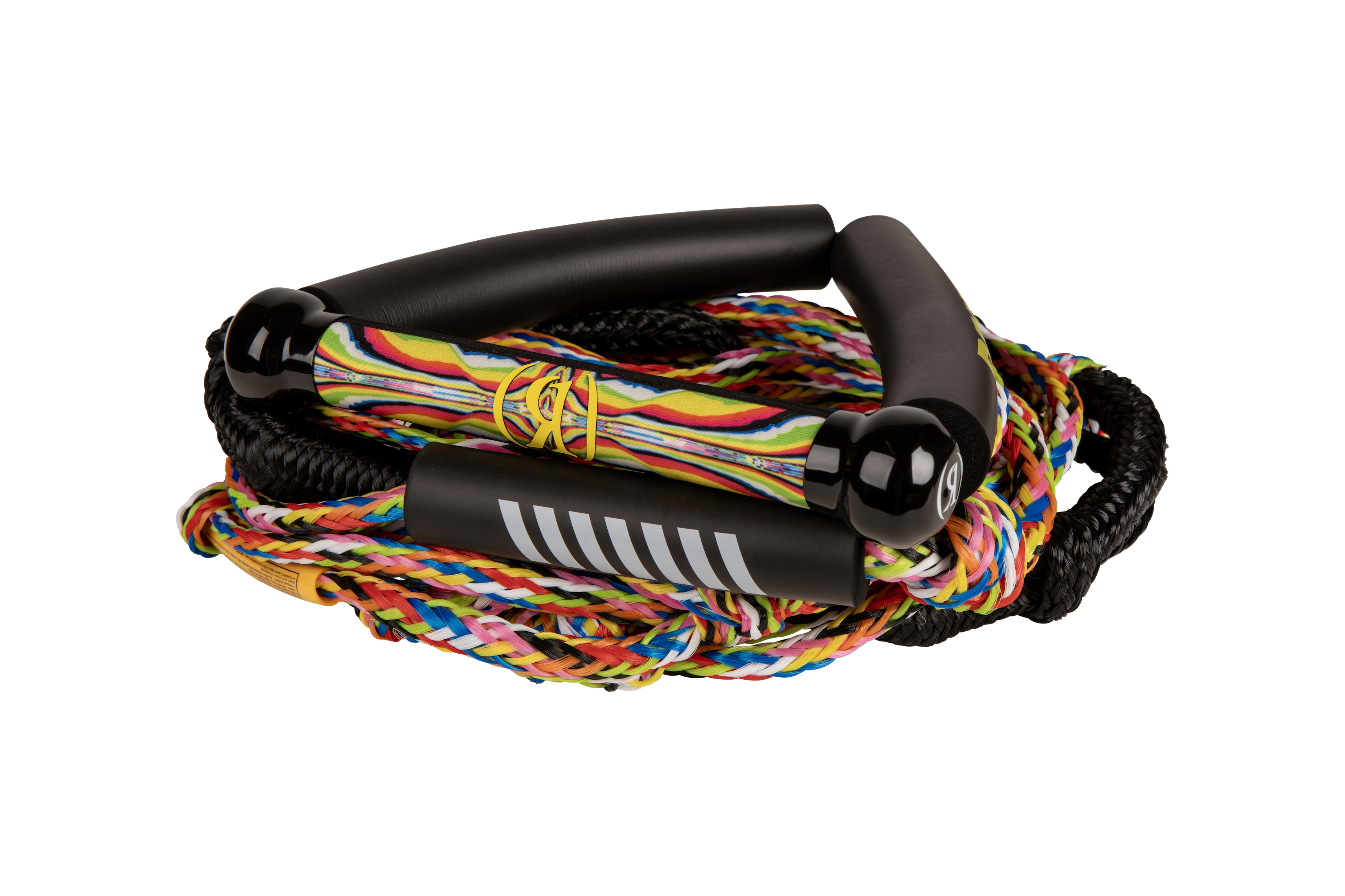 Bungee Surf Rope w/10 in. Handle Hide Grip - 25ft. 5-Sect. Rope - Prism