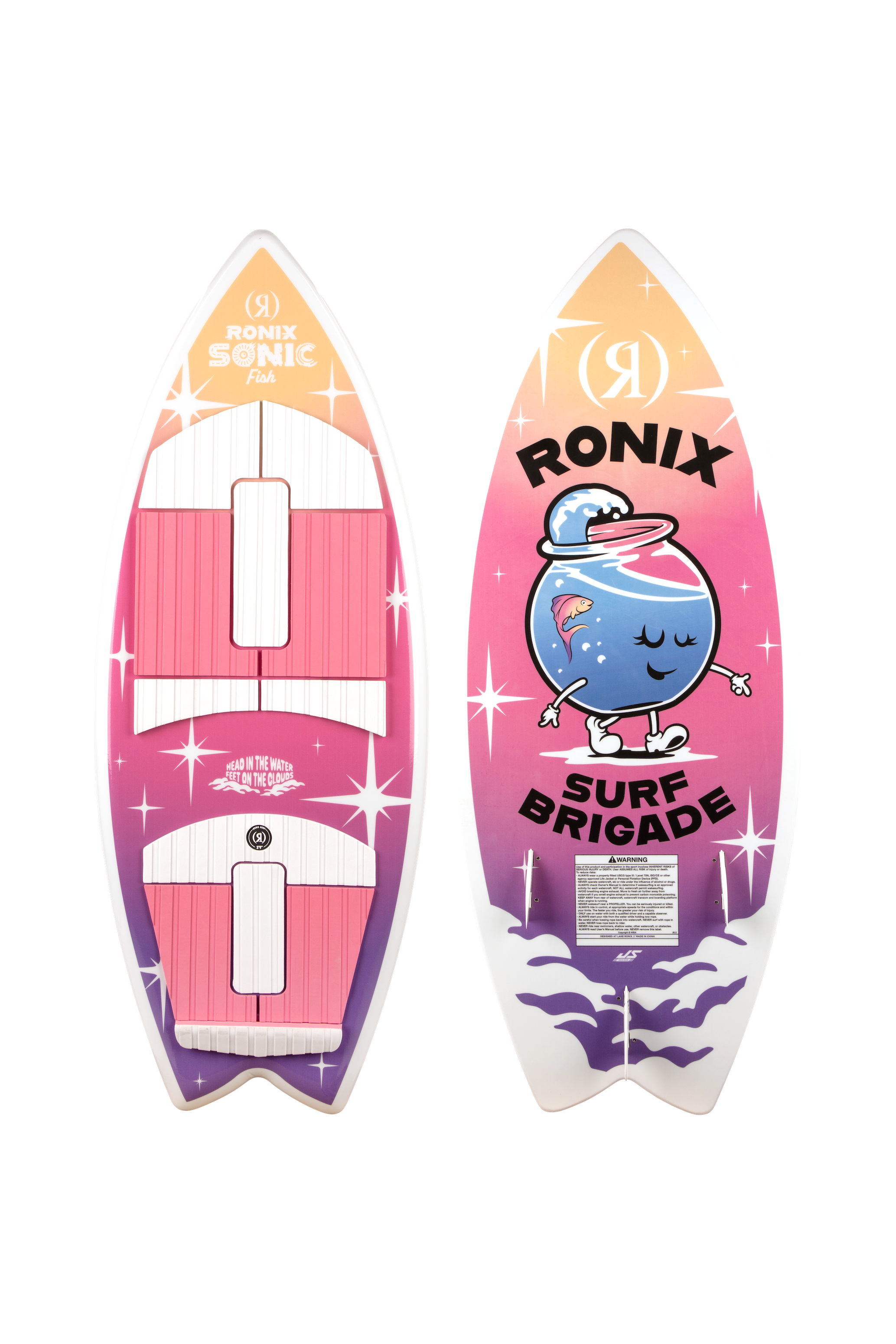 Girl&#39;s Sonic - Fish - Pink Splash - 3&#39;9