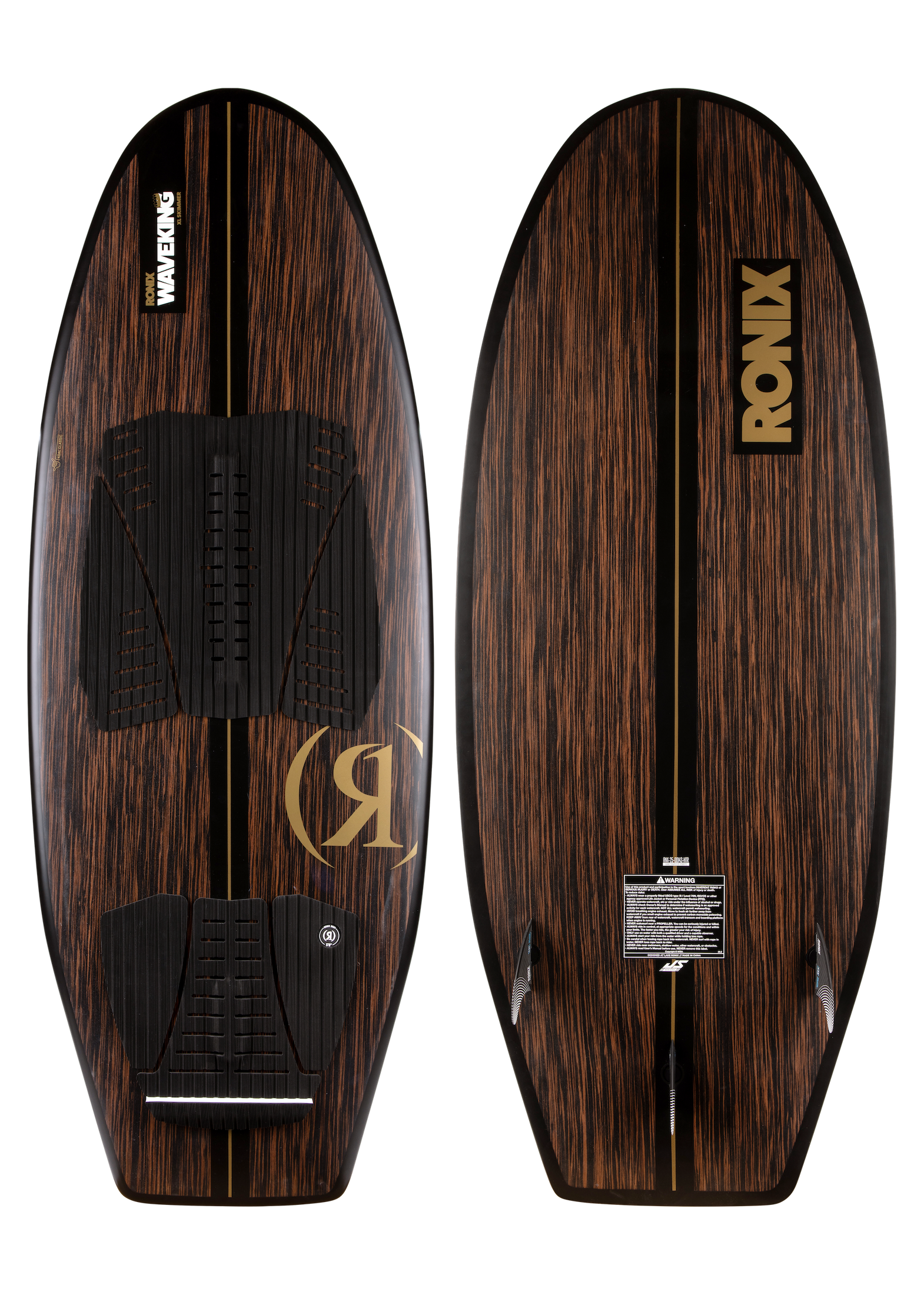 Koal Classic - Wave King Skimmer - Walnut / Black / Gold - 5&#39;1