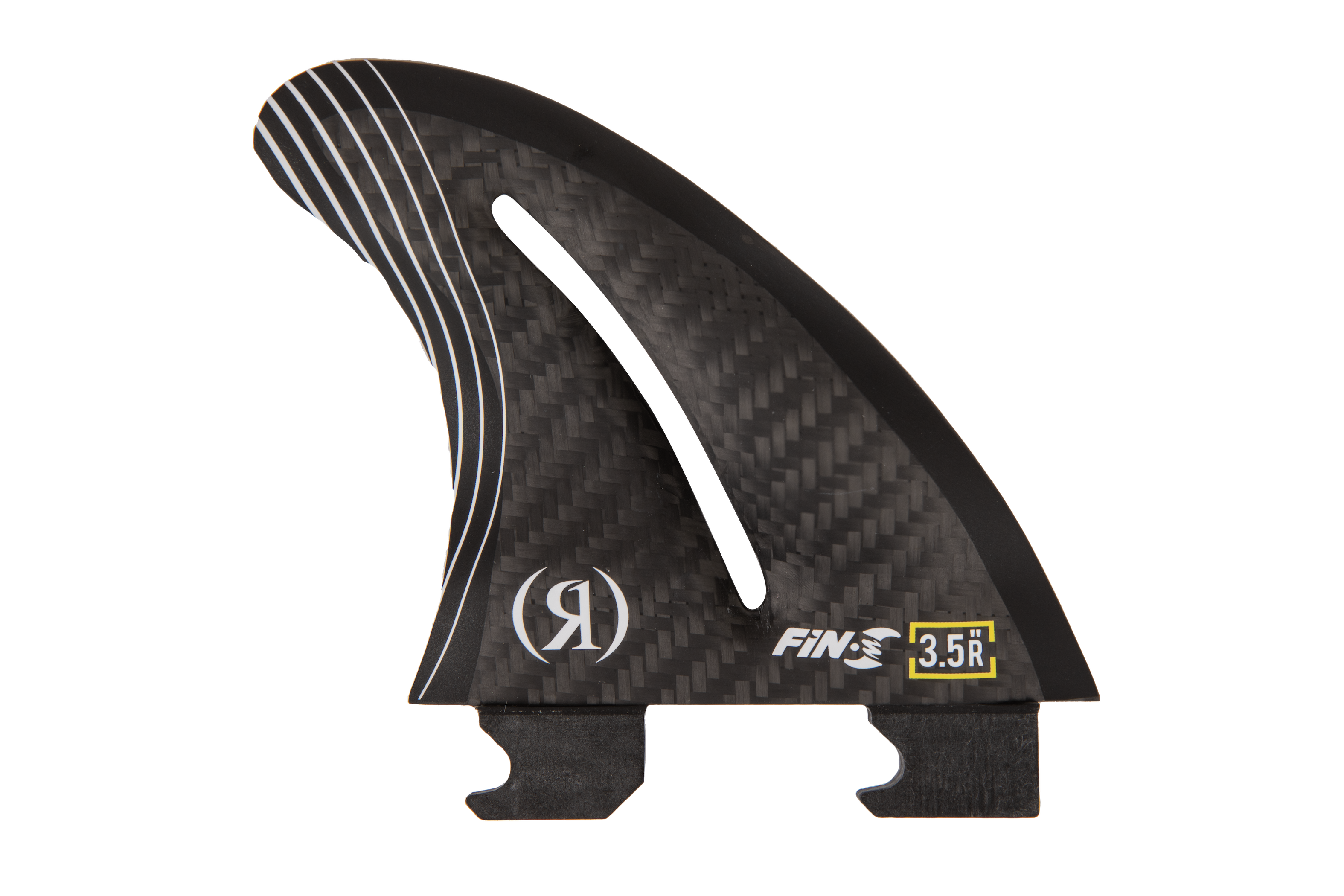 4.0 in. - Fin-S 2.0 - Flo Thru - Left Surf Fin - Carbon