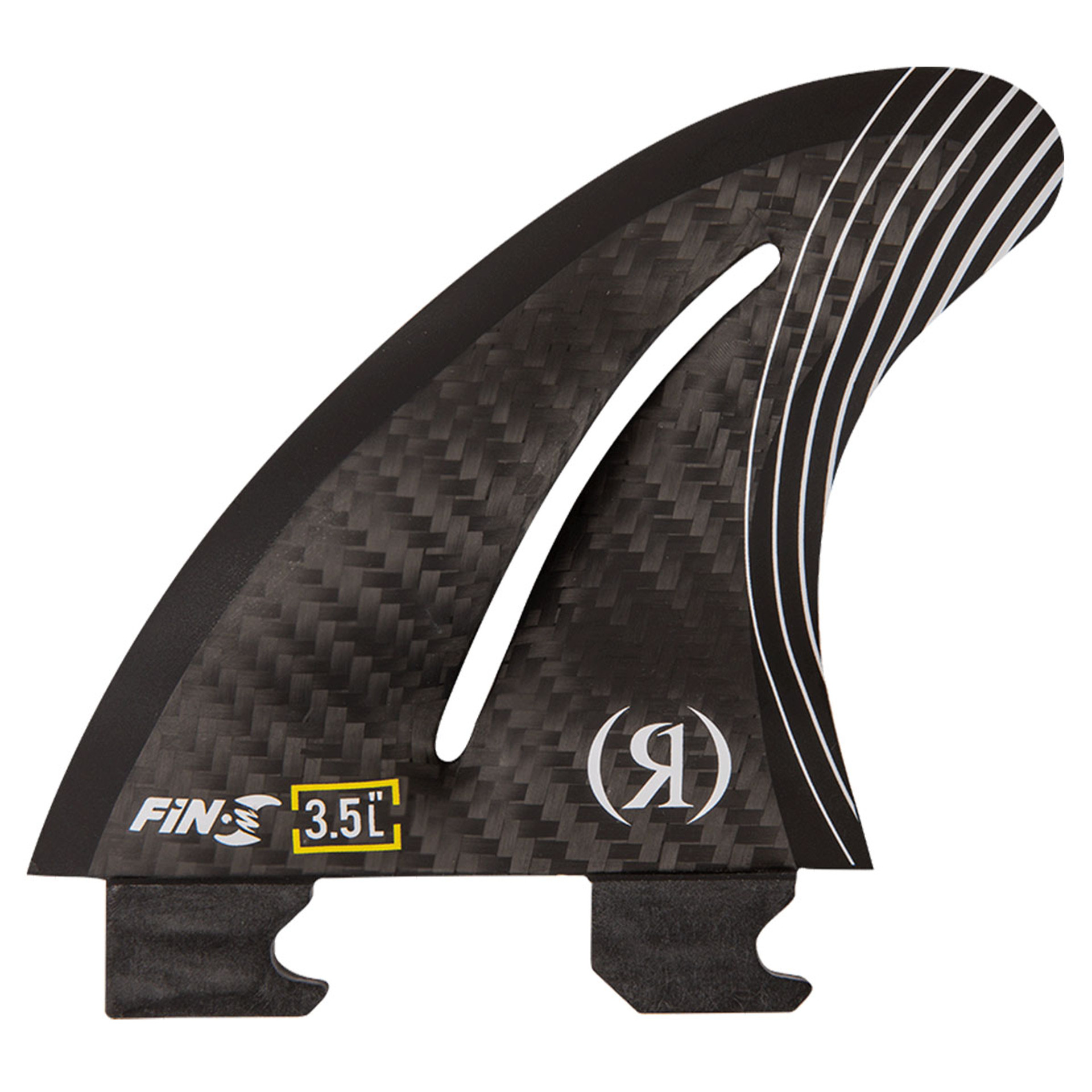 4.5 in. - Fin-S 2.0 - Flo Thru - Left Surf Fin - Carbon