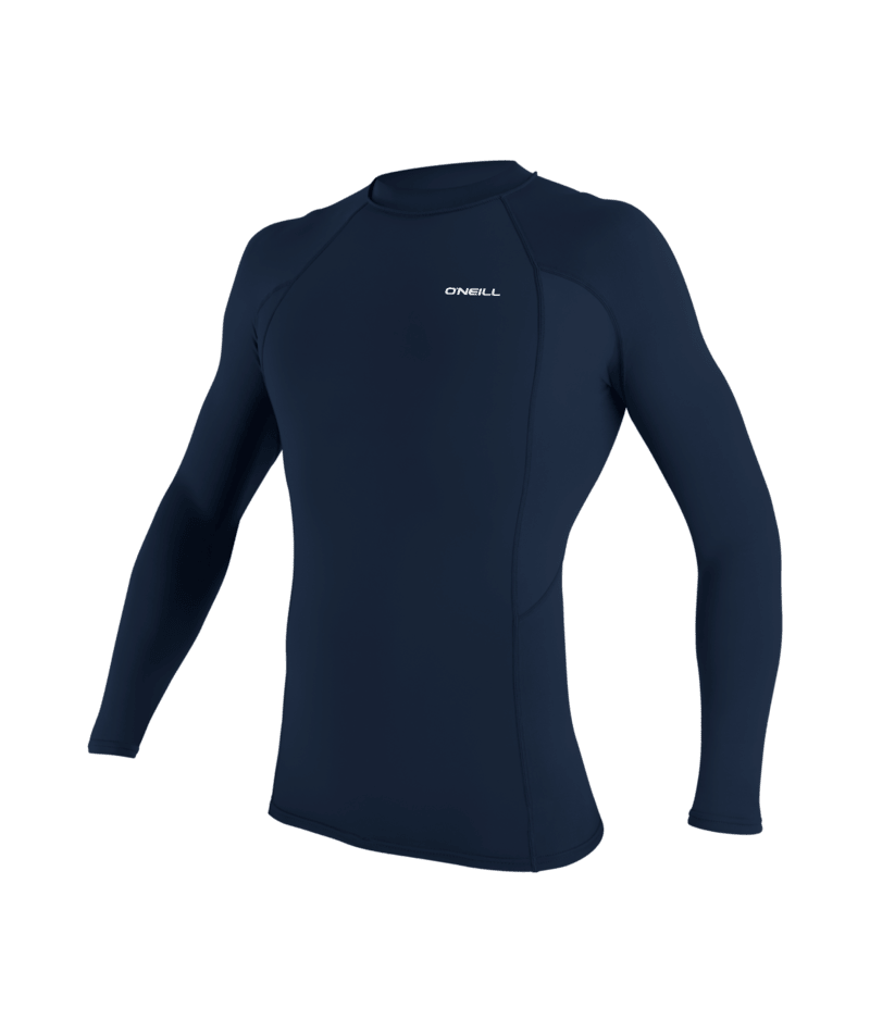 Basic Skins L/S Rash Guard- NAVY- Men