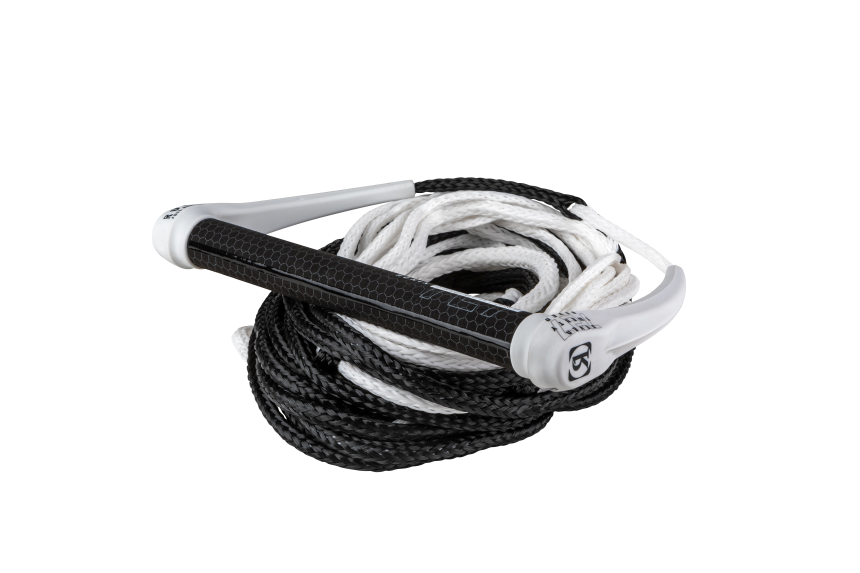 727 Combo - Hide Grip 13in. Handle w/ 77.5ft. 10-Sect. Rope - White/Black