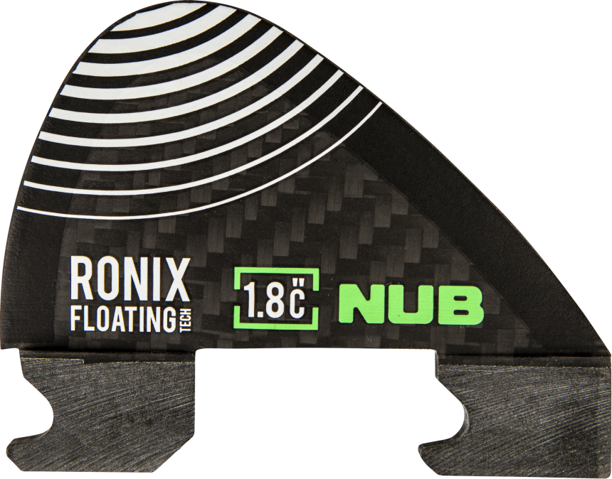 1.8 in. - Floating Fin-S 2.0 - Nub Left Surf Fin - Carbon