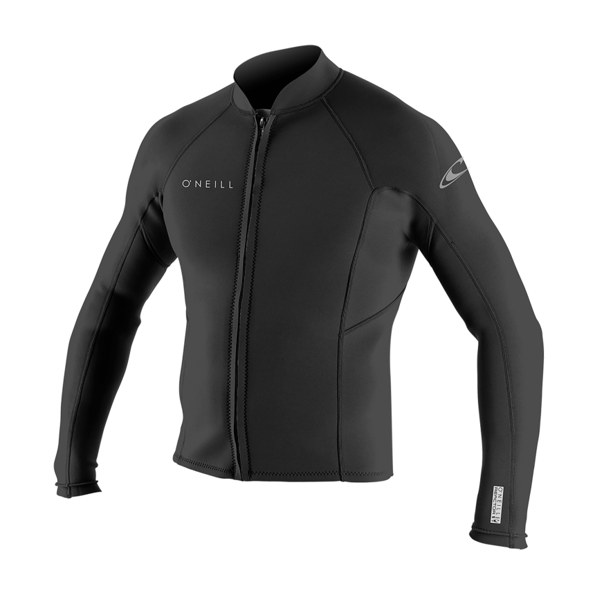Reactor-2 1.5mm Front Zip Jacket- BLK/BLK