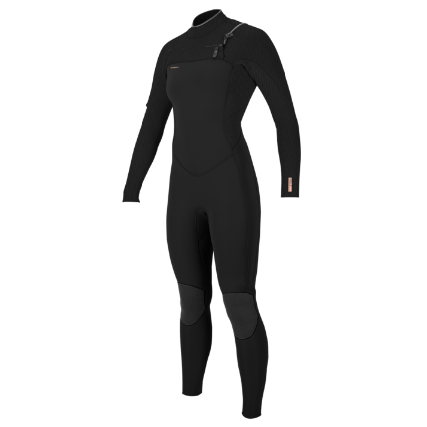 Wms Hyperfreak 5/4+ Chest Zip Full- BLK/BLK