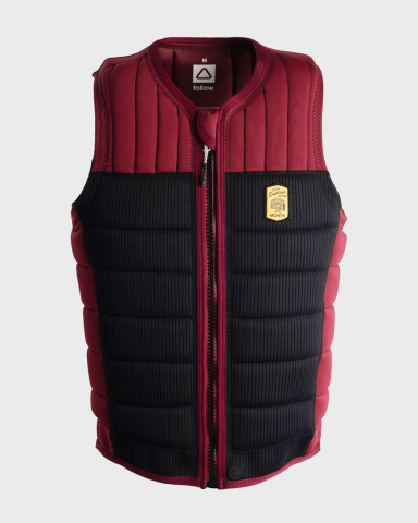 MENS - EMPLOYEE OF THE MONTH - BLACK/MAROON - Vests - CE Approved