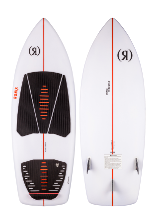 Flyweight - Thruster - Glacier White / Fire - 4&#39;4 Narrow