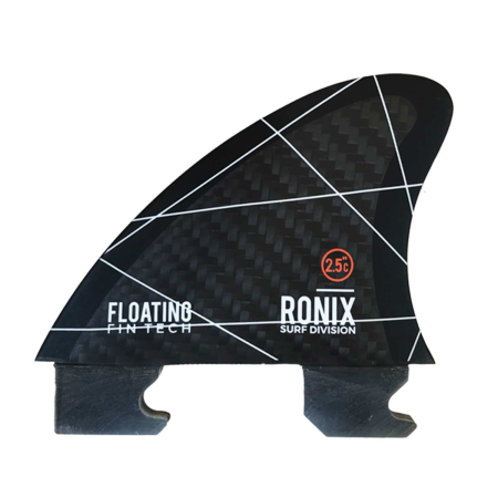 2.5 in - Floating Fin-S 2.0 Tool-Less Fiberglass - Left - Charcoal