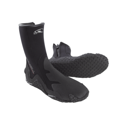 5mm Boot W/Zipper- BLK