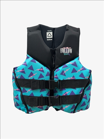 GROMMY CGA VEST - YOUTH - BLACK/TEAL - BOYS