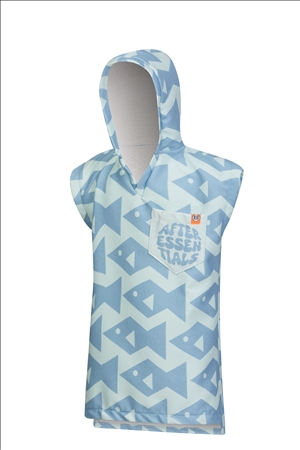 BABIES PONCHO - SQUARE FISH