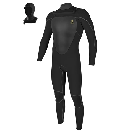 Mutant Legend 5/4 Chest Zip W/Hood Full