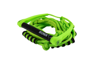 Silicone Bungee Surf Rope-11 in. Handle w/ 25ft 4-Sect. Rope - Volt Green