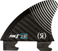 2.5 in. - Floating Fin-S 2.0 - Blueprint - Left Surf Fin - Carbon