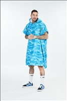 INLINE SERIES PONCHO - OCEAN - BLUE