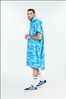 INLINE SERIES PONCHO - OCEAN - BLUE