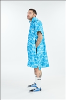INLINE SERIES PONCHO - OCEAN - BLUE