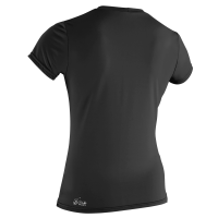 Wms Basic Skins S/S Sun Shirt- BLK