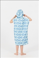BABIES PONCHO - SQUARE FISH