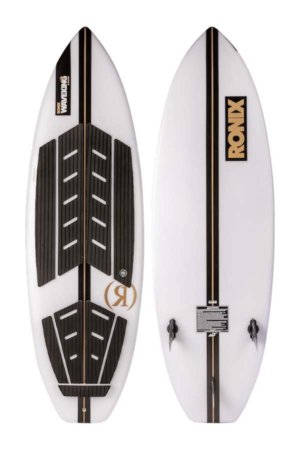 Flyweight - Wave King Surfer - White / Black / Gold - 5&#39;7